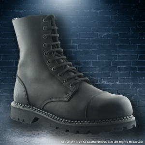 Grinders Hunter Steel Toe Black Lateral 3